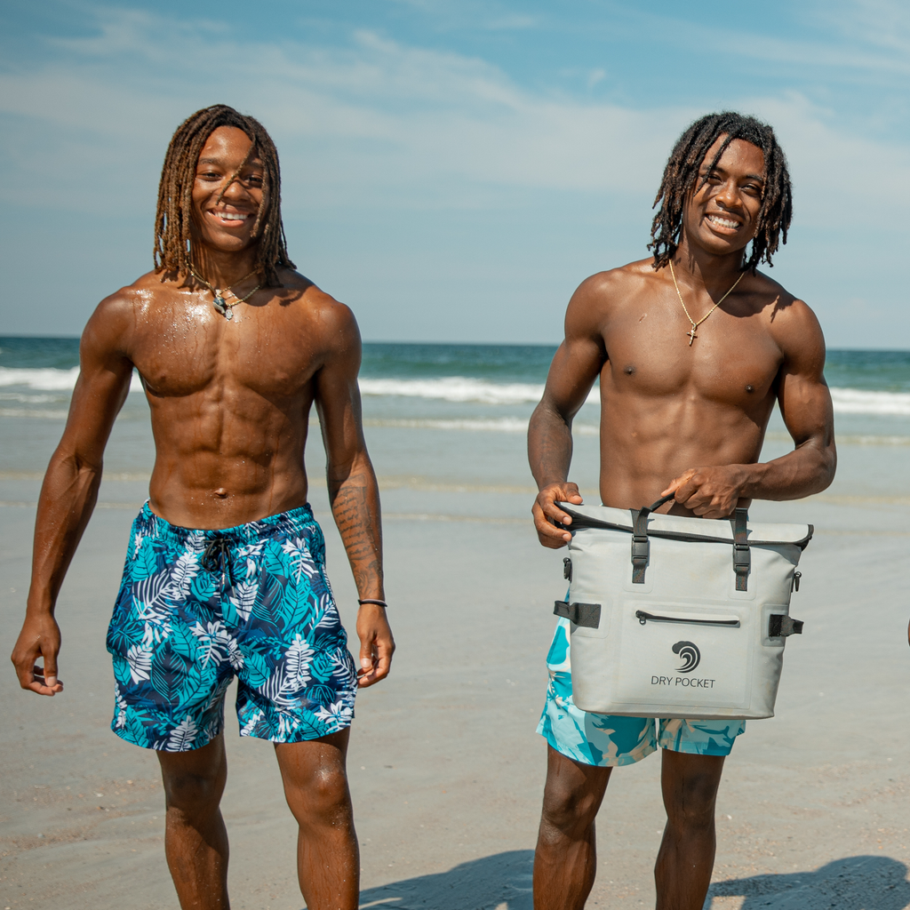 Caribbean Palms Waterproof Swim Shorts